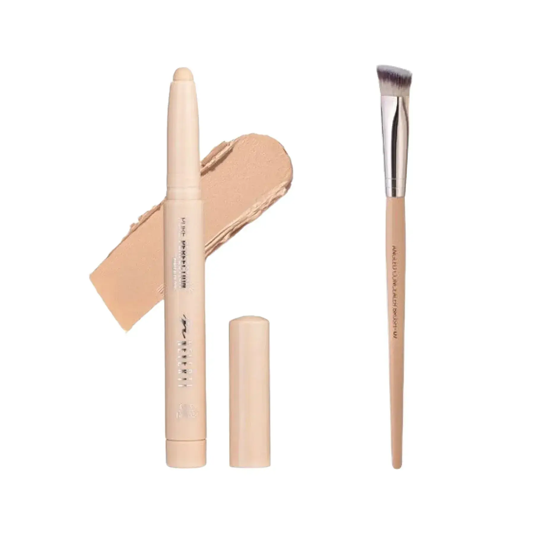 Набір консилер та пензлик для корекції та маскування недоліків шкіри Neverti