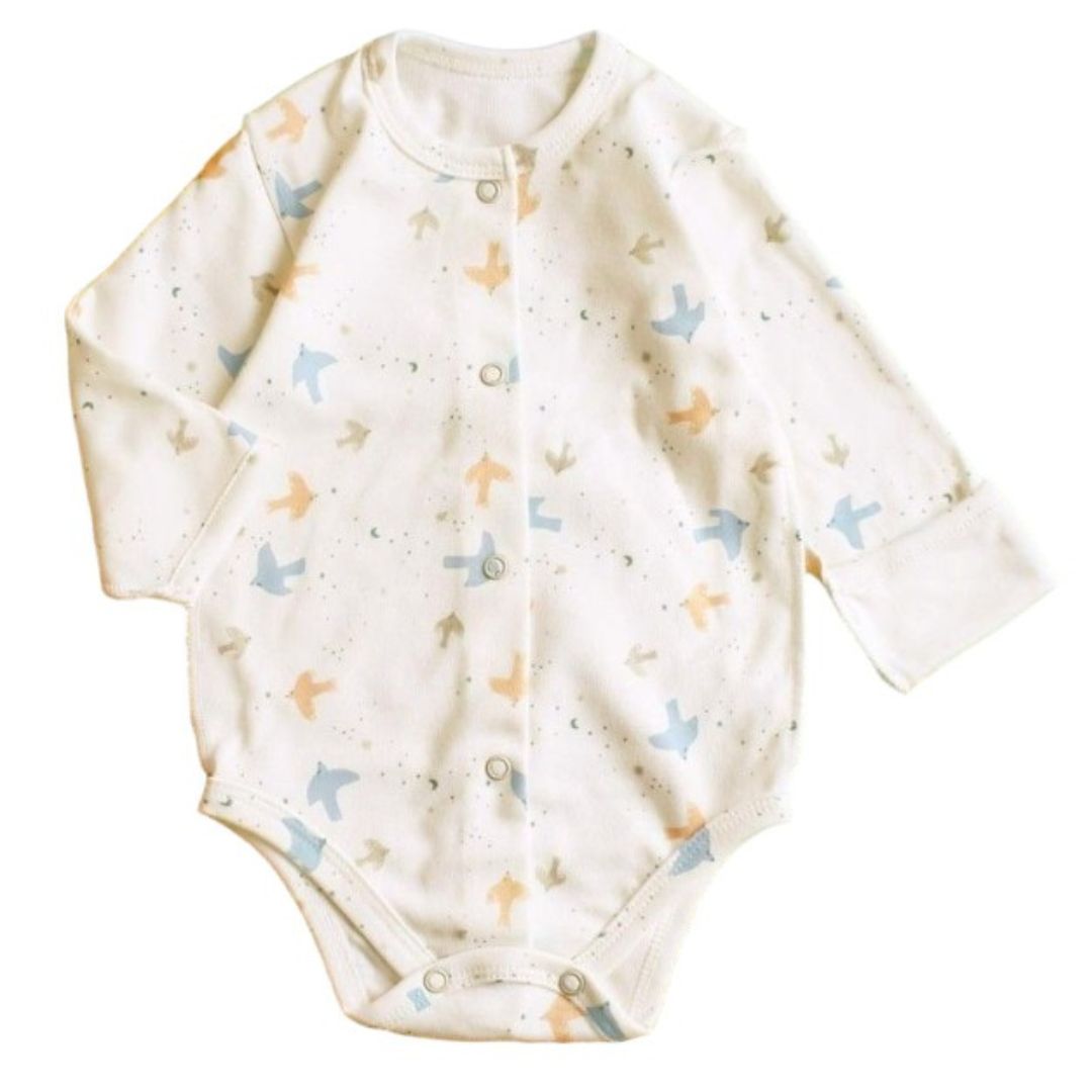 Дитячий боді для немовлят з рукавами царапками