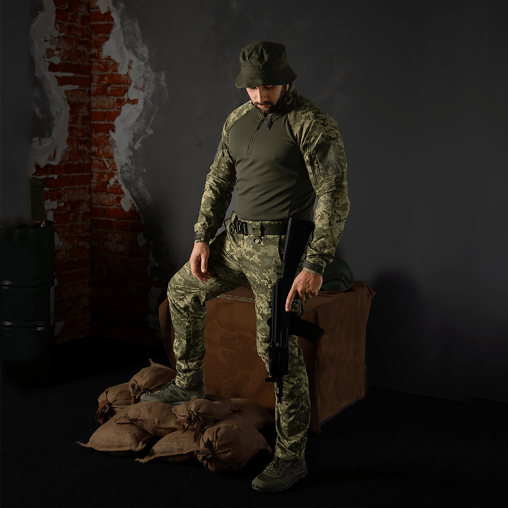 Бойова сорочка "Raid Rip-Stop Піксель" від українського бренду "CAMOTEC".