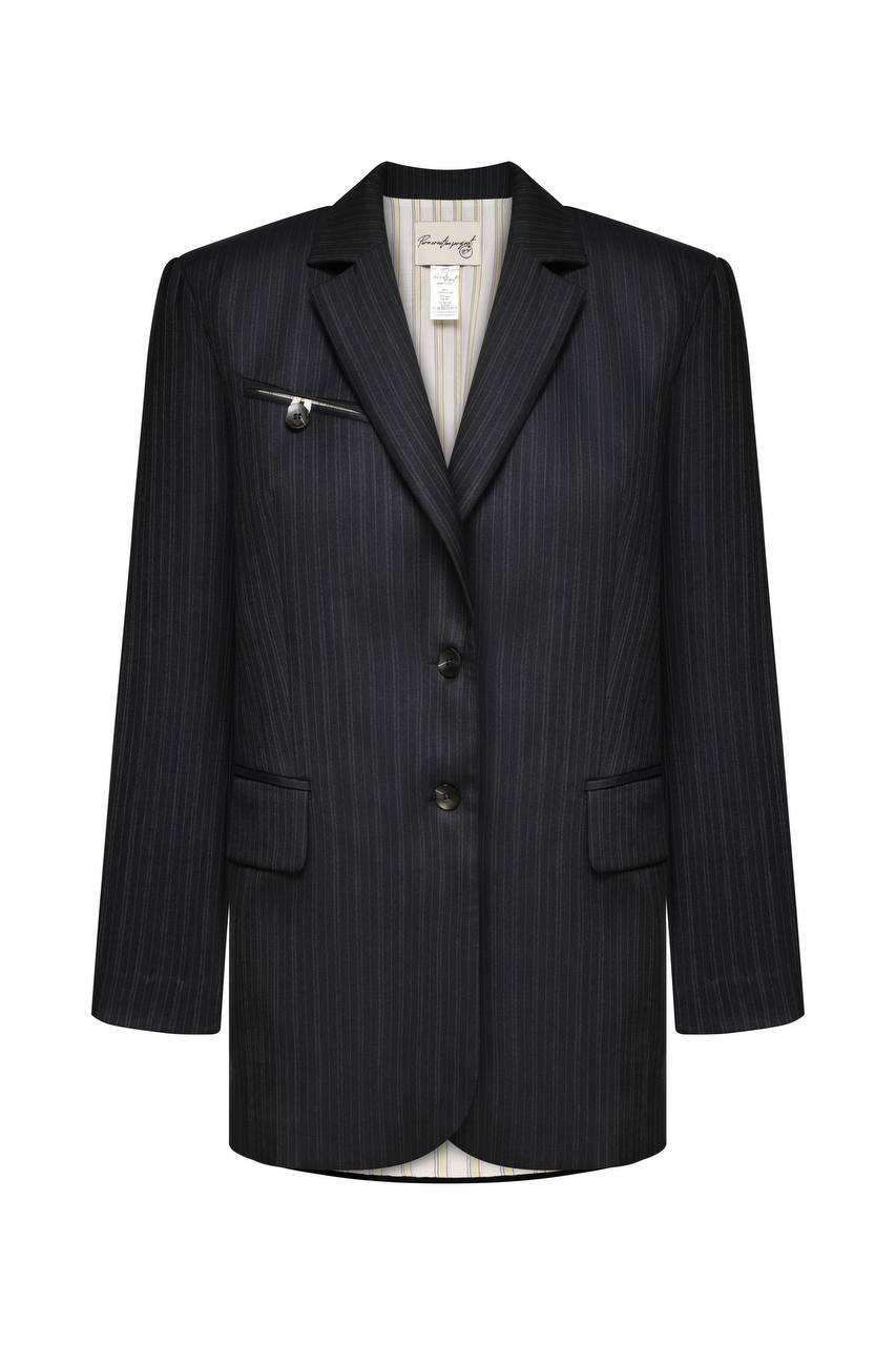 Wool and silk jacket with a knot