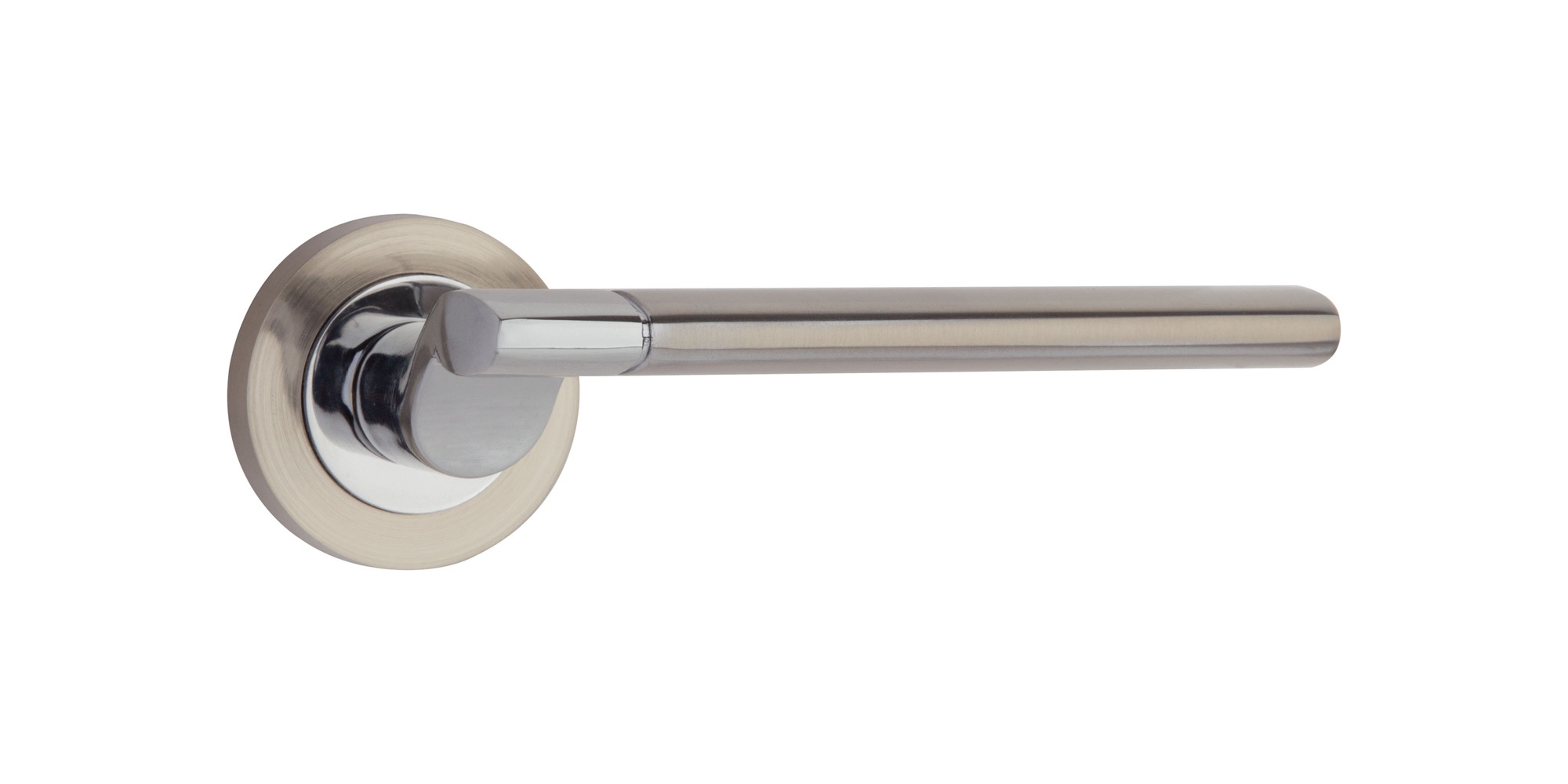 Дверна ручка SIBA Truva нікель-хром на розетці A01