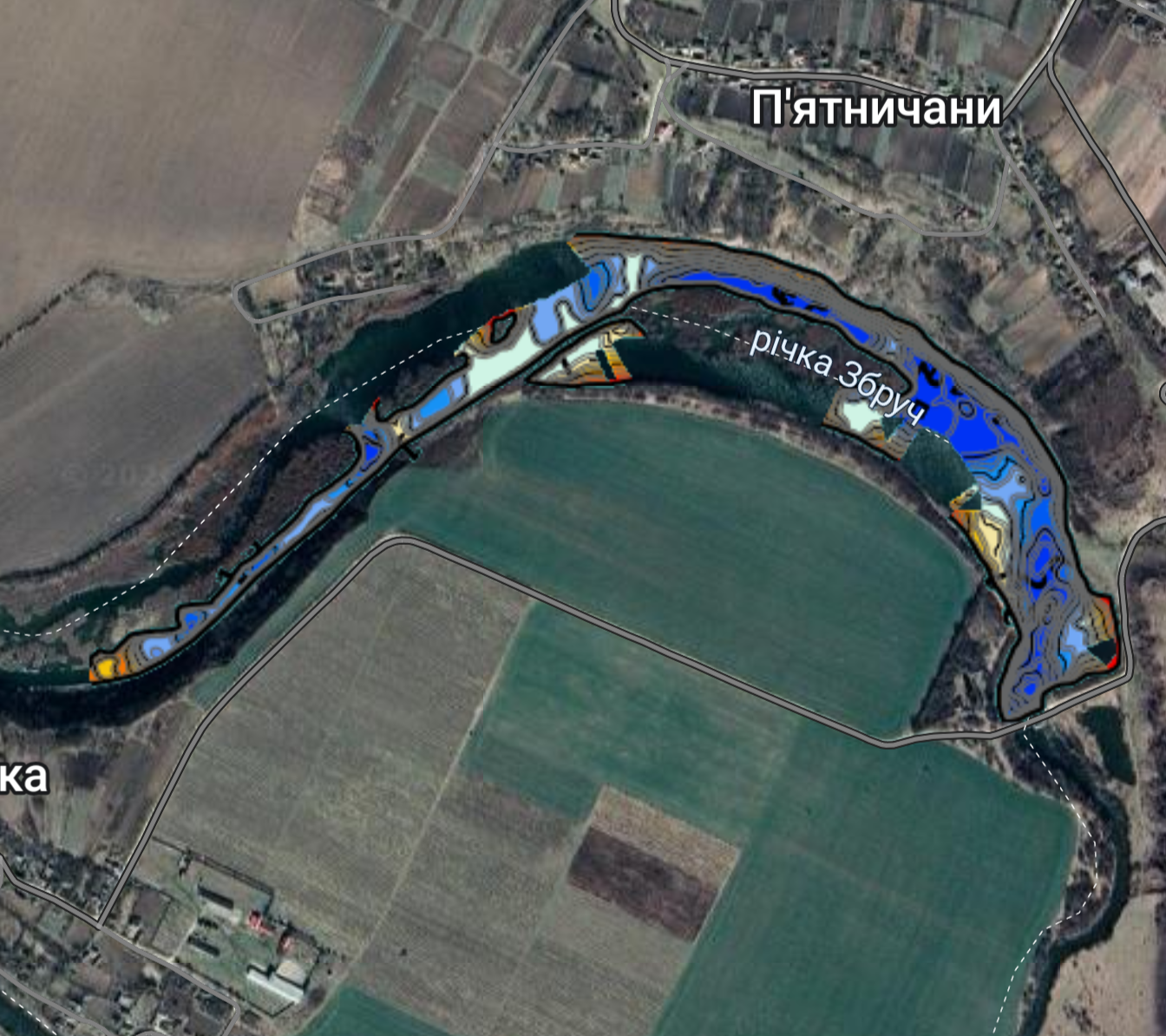 Річка Збуч (с. П'ятничани)