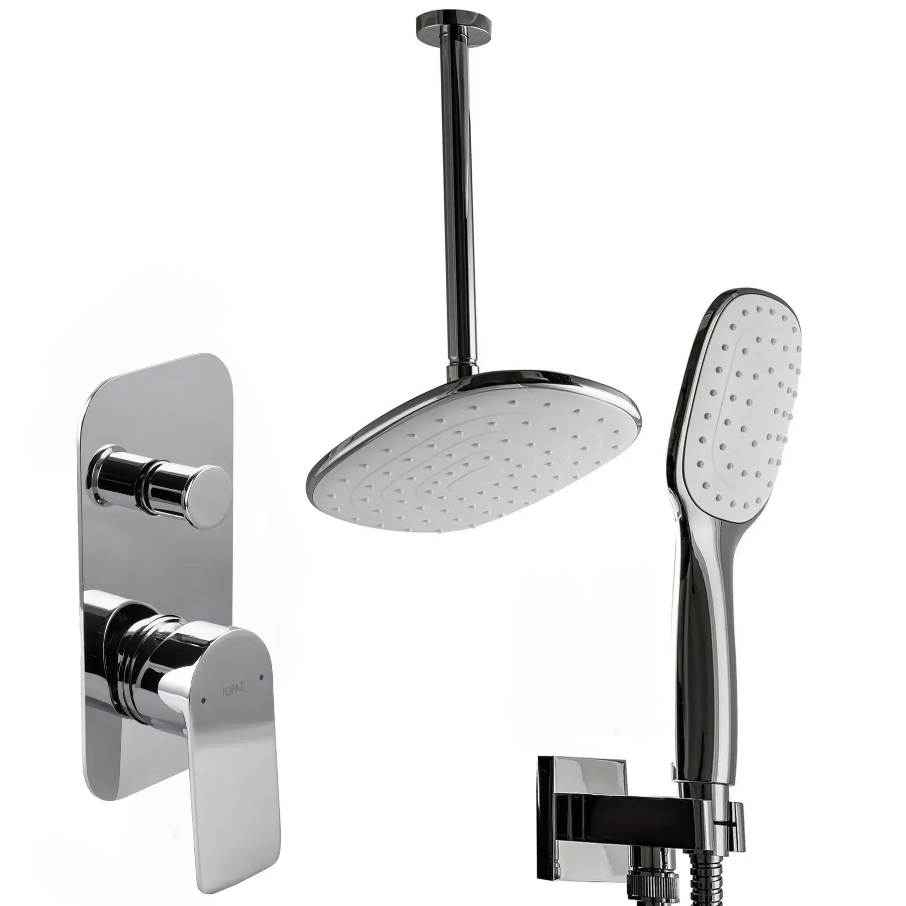 Змішувач для душу вбудований TOPAZ SARDINIA TSG 08205-V-H20 (хром)