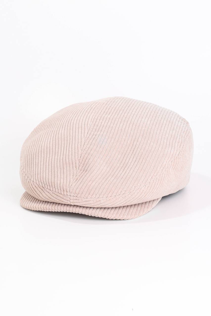 Картуз з вельвету бежевий
