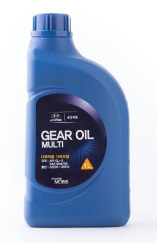 Трансмісійна олива  Mobis Hyundai/KIA Gear Oil Multi 80W-90 GL-5, 1л.