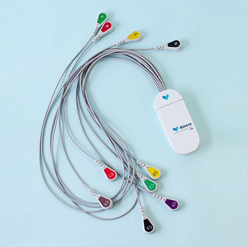 Mobile Cardiograph for remote ECG registration (12 leads)