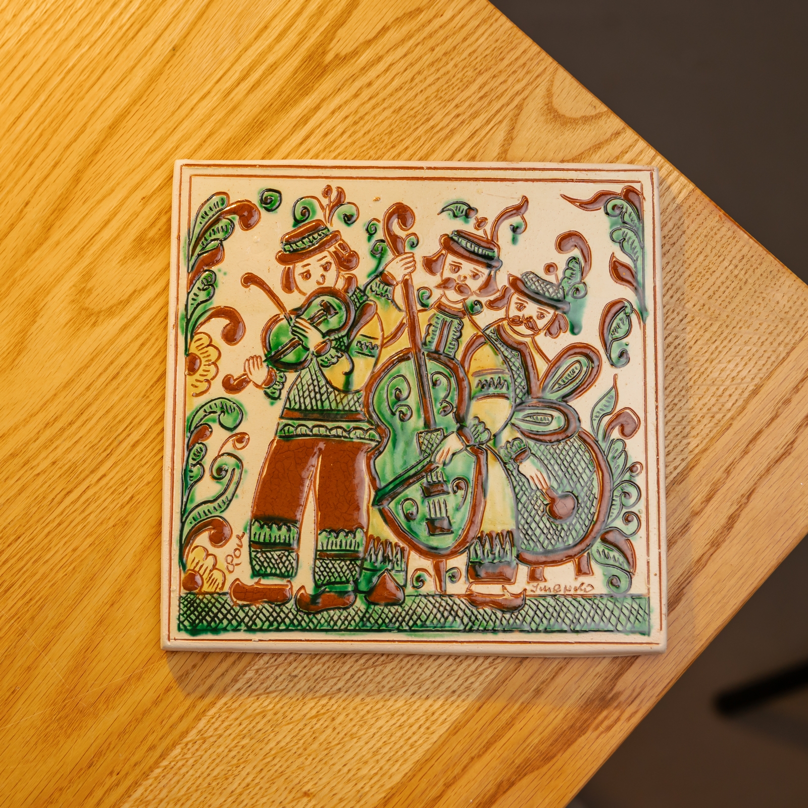 Керамічна плиточка "Музики", 20*20 см