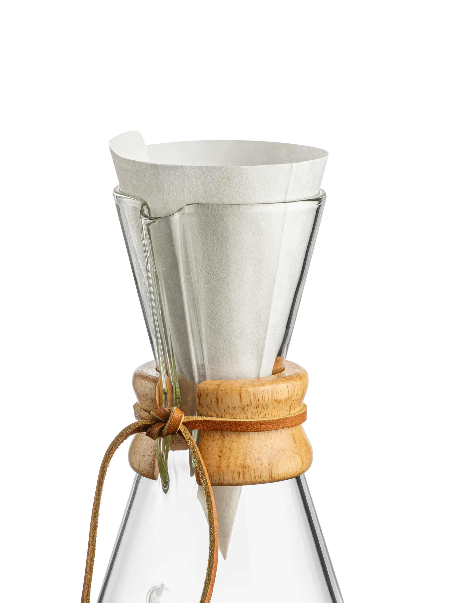 Фільтри для Кемексу Chemex FP-2 білі (нерозгорнуті фільтри у формі півмісяця)