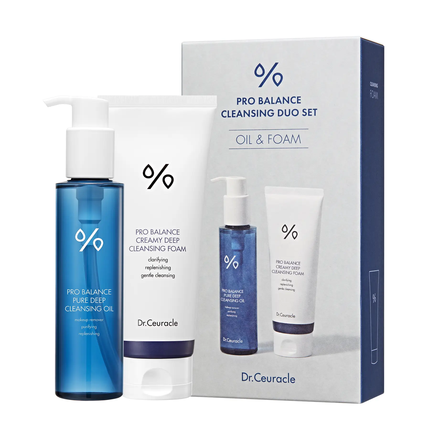 Набір для двоетапного очищення шкіри з пробіотиками Dr.Ceuracle Pro Balance Cleansing Duo Set, 2 в 1