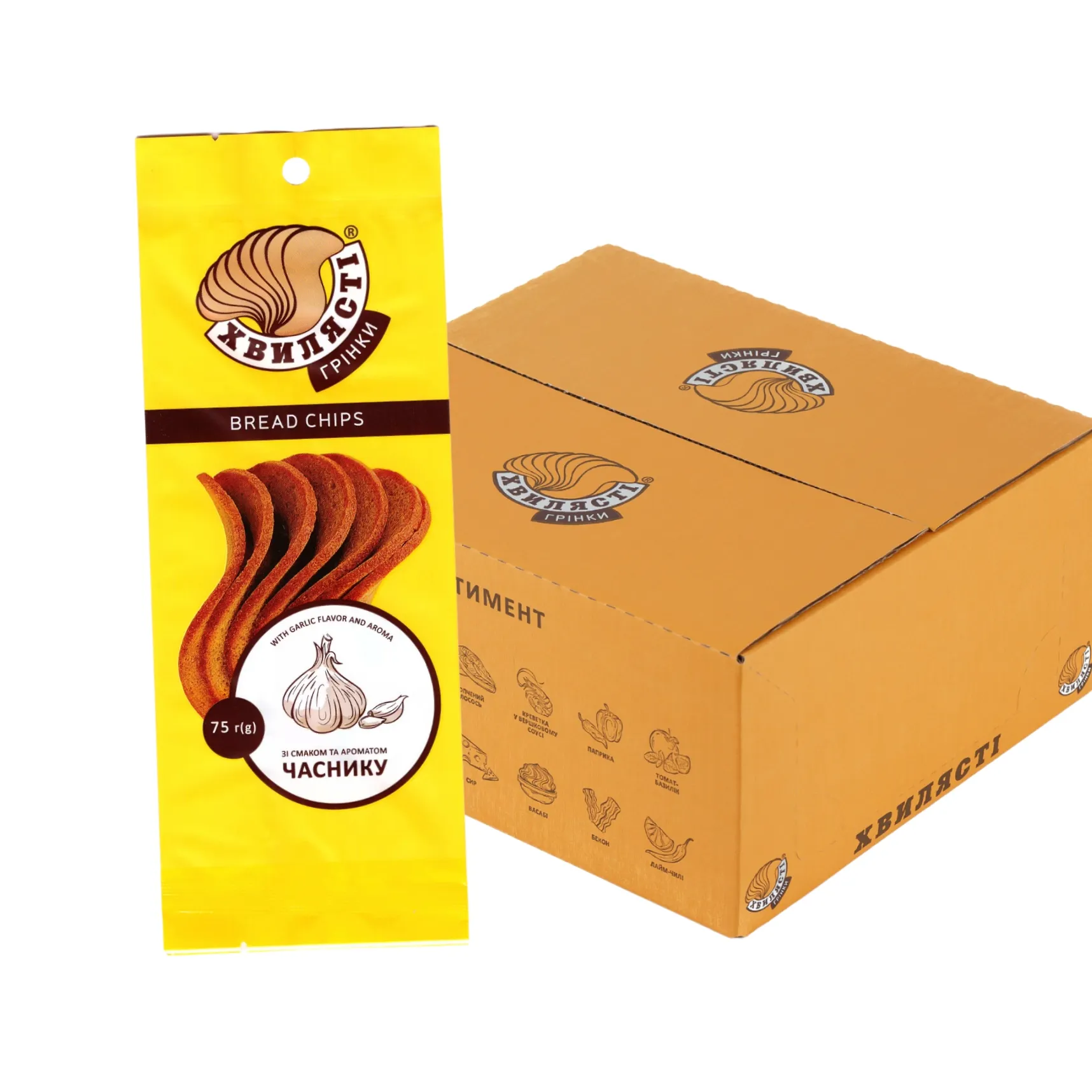 Грінки «Часник» Хвилясті