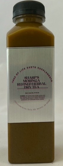 Sharp's Moringa Refined Herbal Tea Drink 8oz -Includes Two 8 oz Bottles. Dr. Sebi Inspired