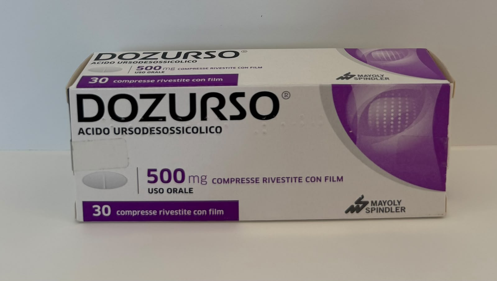 Дозурсо (Dozurso, Урсодезоксіхолева кислота) 500мг, 30таб