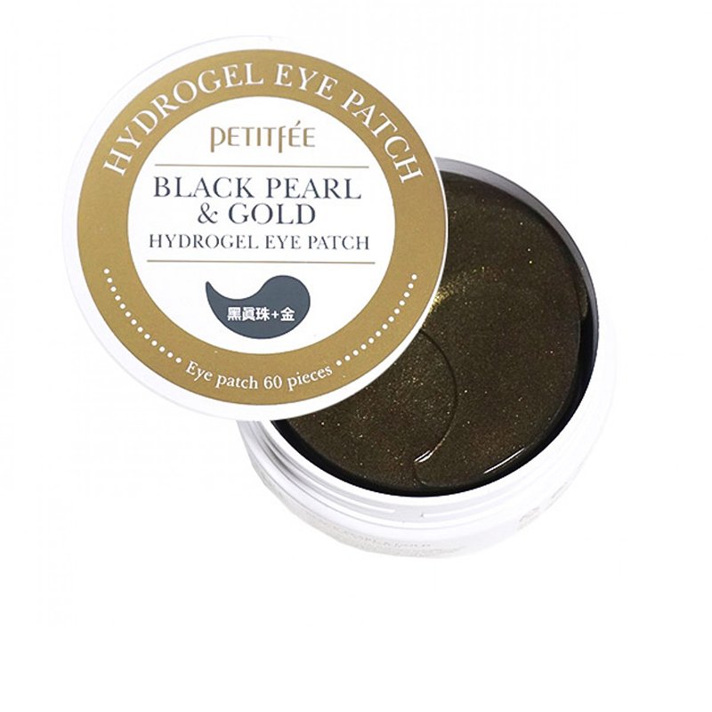 Гідрогелеві патчі для очей з золотом і чорними перлами Petitfee Black Pearl&Gold Hydrogel Eye Patch 60 шт