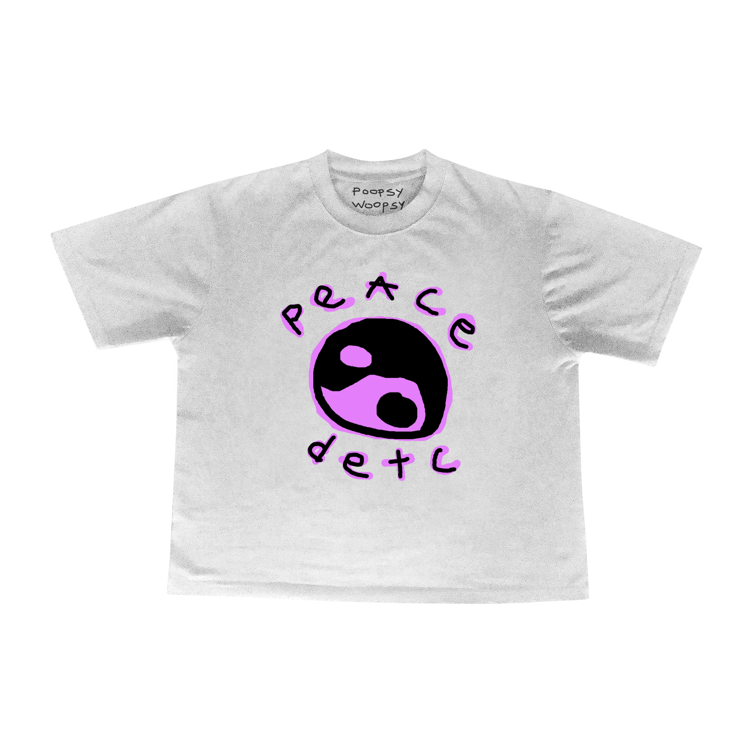 Футболка "Peace detc" рожева