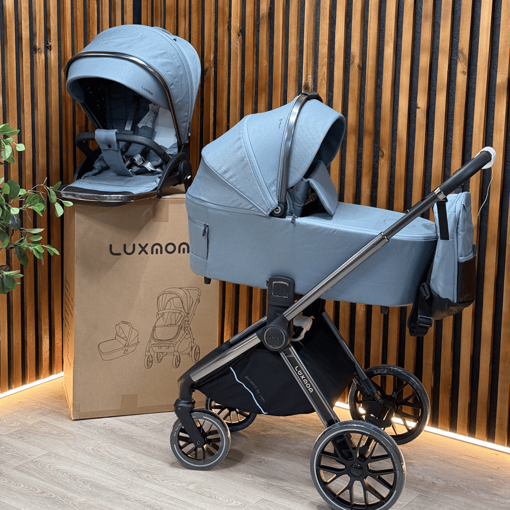 Дитяча коляска POTÉ LUXMOM 888 морська хвиля