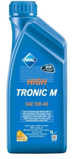 Моторна олива 5W40 Aral HighTronic M , 1л.