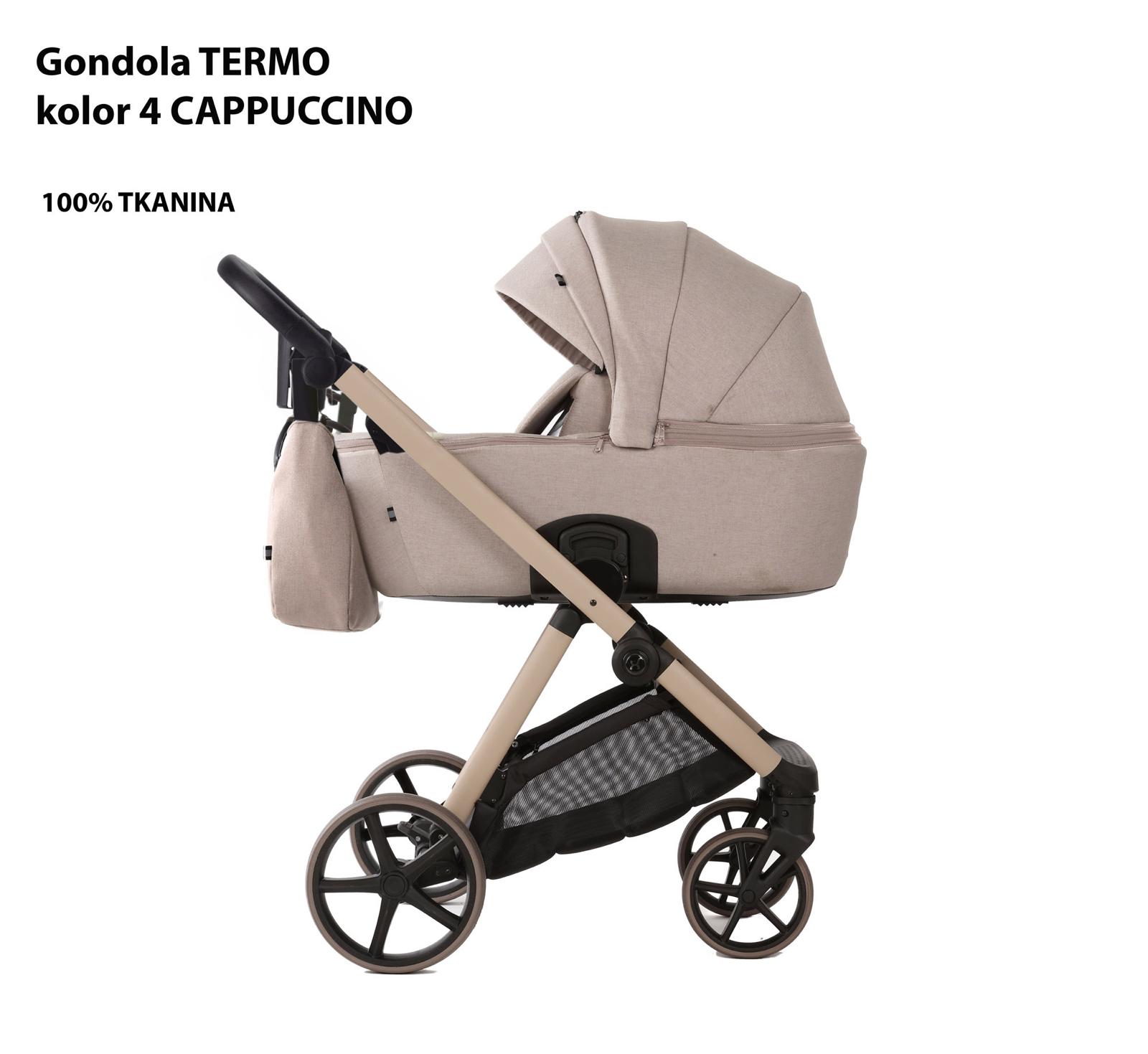 Коляска 2 в 1 Adamex Vivo PS-4 Cappuccino