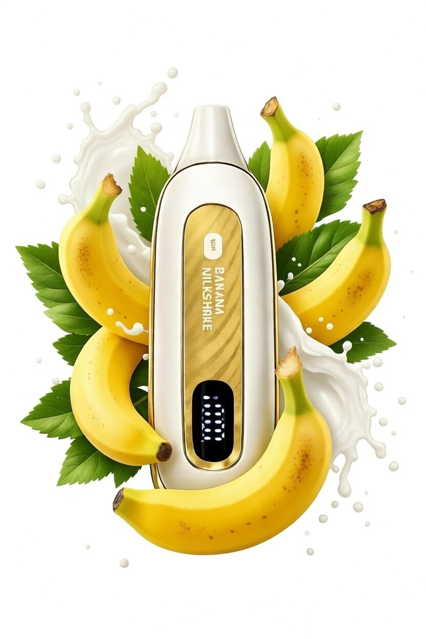 Fӏonq MAX SMART 12000 Banana Milkshake ( Банановий Коктейль )