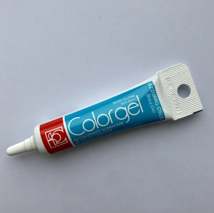 Барвник гелевий блакитний Modecor Azurro Cielo