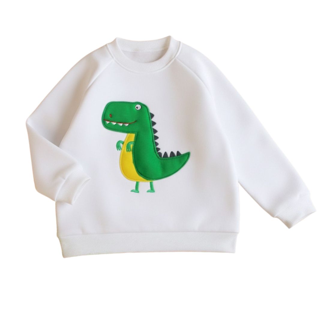 Світшот дитячий з аплікацією Динозаврика