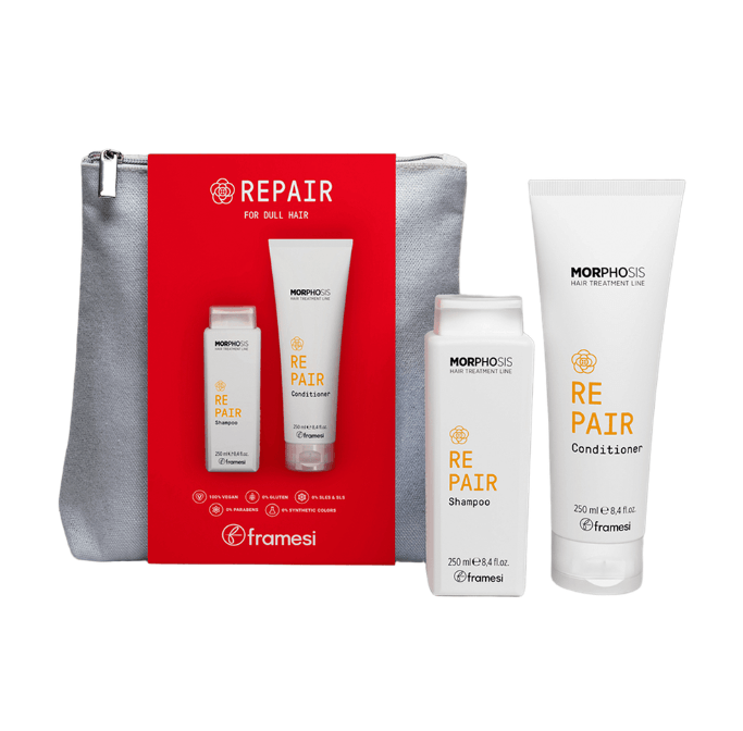 KIT MORPHOSIS SPARKLING BEAUTY BAG REPAIR - Косметичка з набором Repair