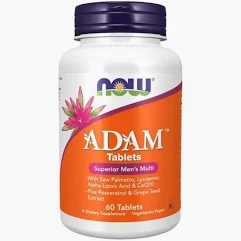 NOW FOODS ADAM MAN'S MULTI 60 VCAPS