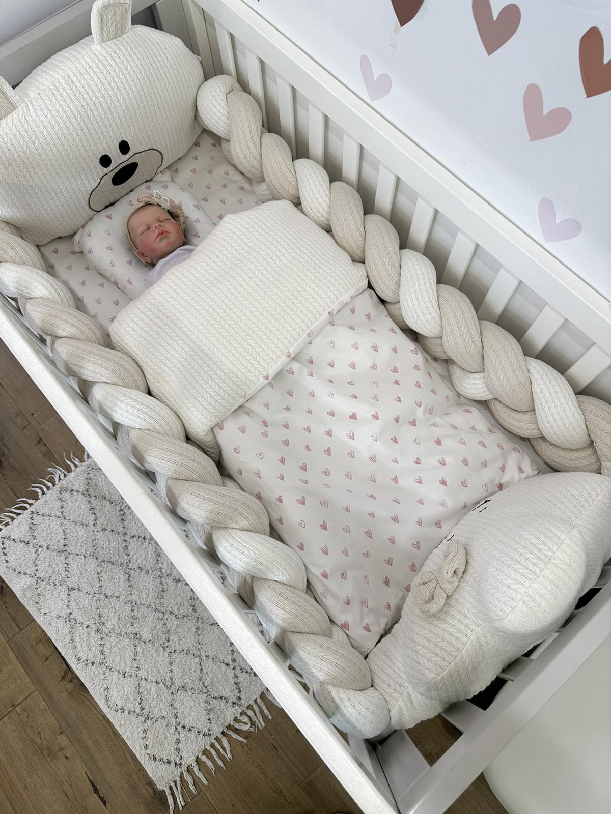 В ліжечко набір Babys «Ведмежатко і хмаринка» беж