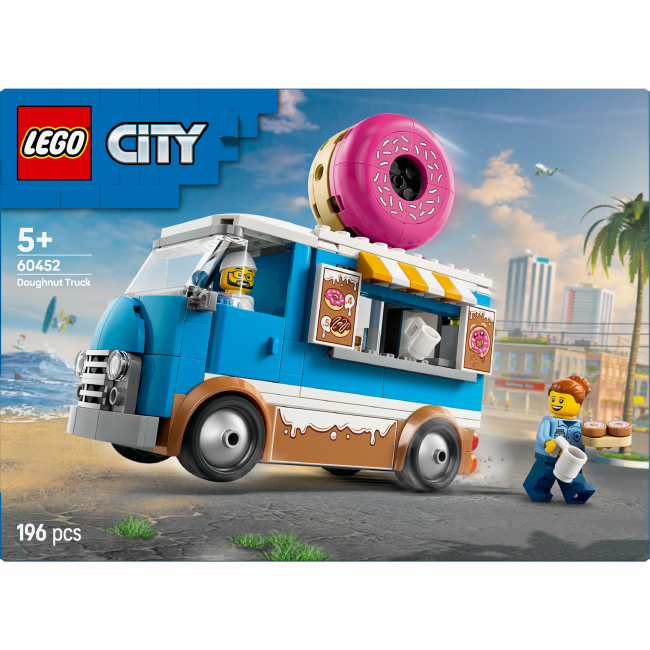 Конструктор LEGO City Вантажівка з пончиками (60452)