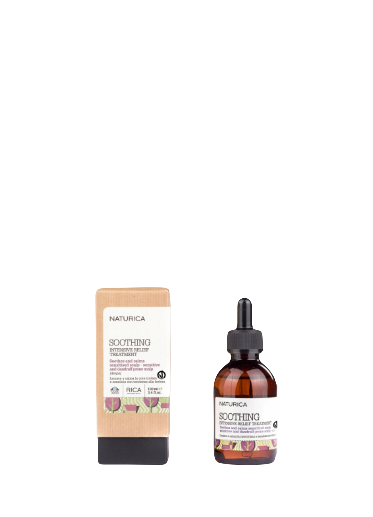 для заспокоєння шкіри голови проти лупи Soothing Intensive Relief Treatment drops