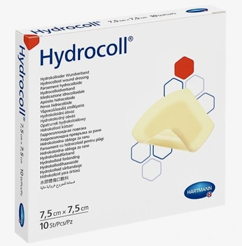 7.5×7.5см.Hydrocoll(гідроколл) гідроколоїдний пластир 1шт.