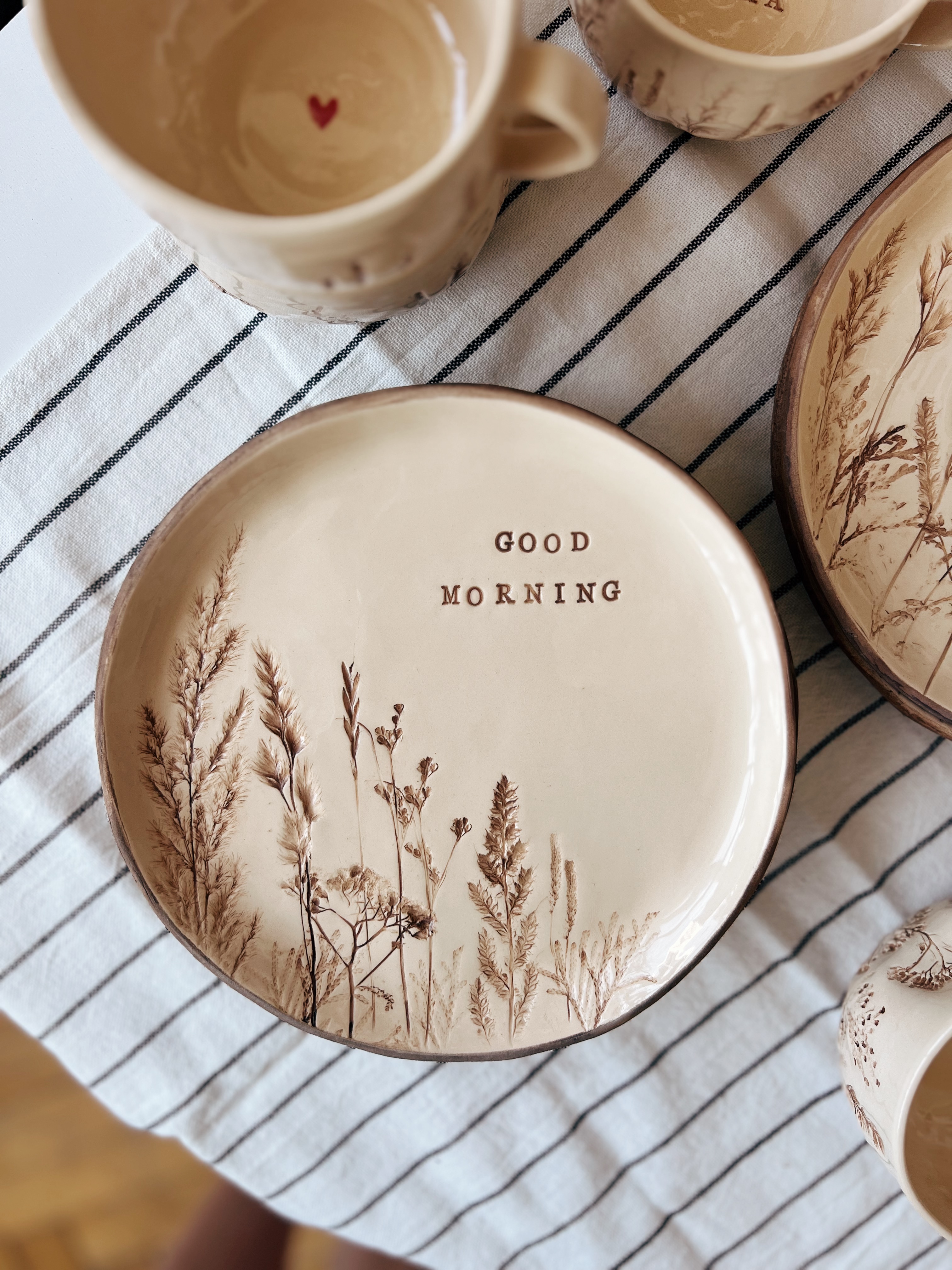 Тарілка 19 см good morning