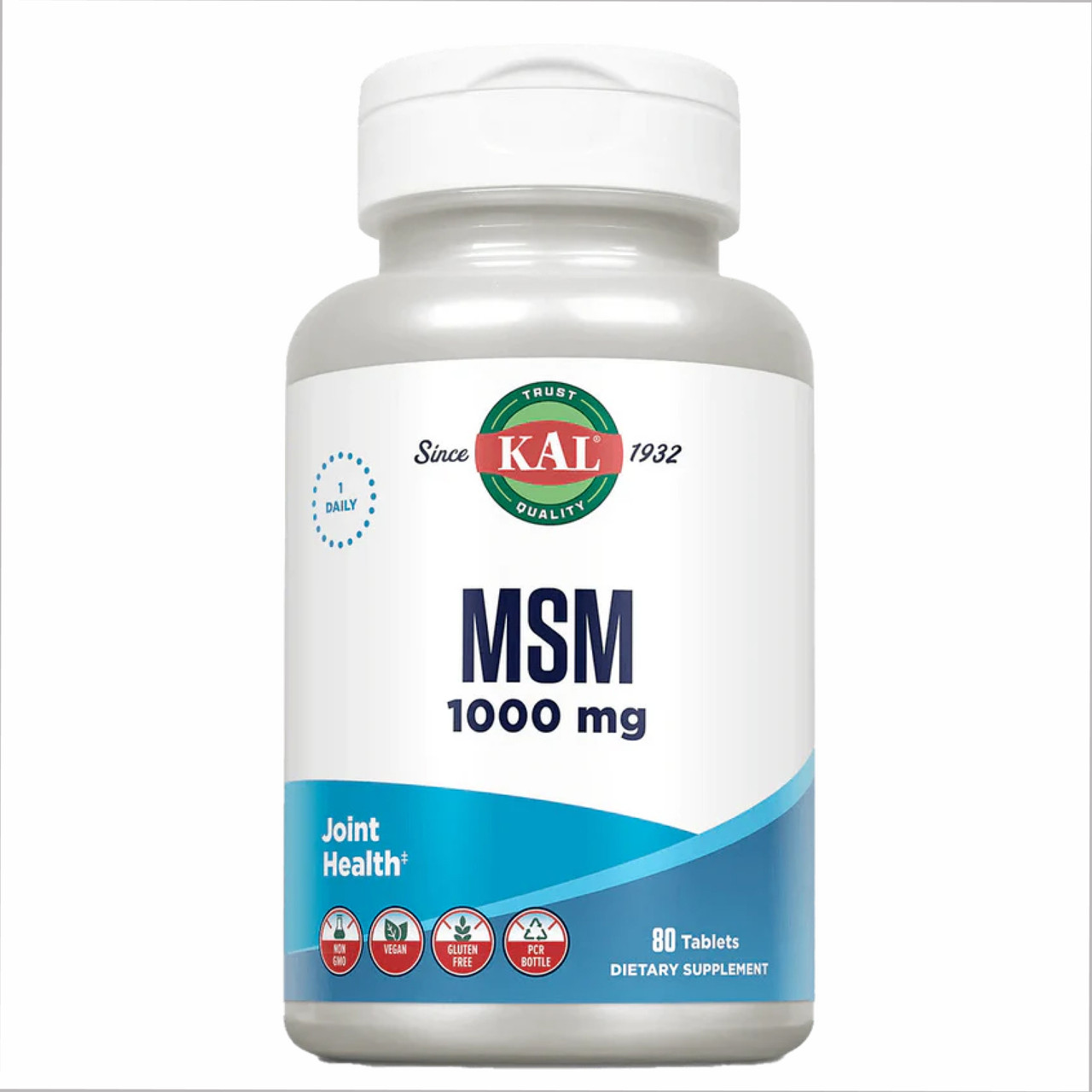 Сірка МСМ, MSM 1000mg - 80 tabs