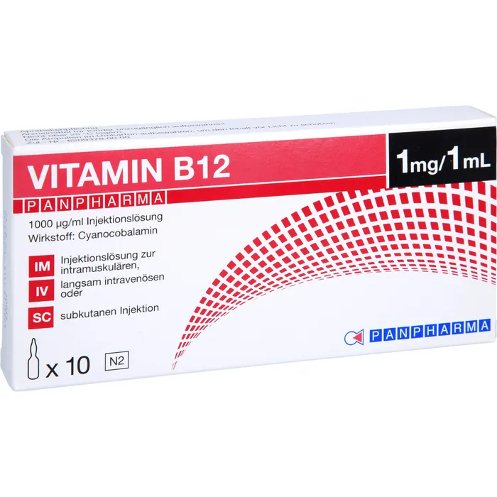 Vitamin B12 Injection 1000 mcg – Cyanocobalamin Ampoules | Panpharma