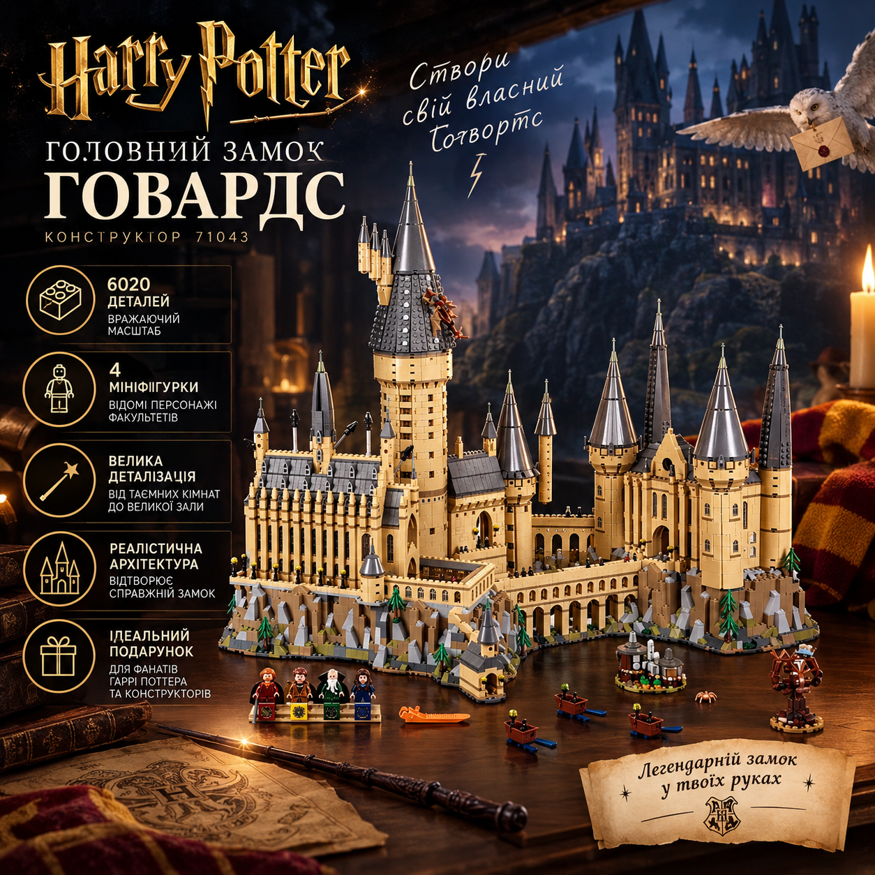Конструктор Hogwarts Castle (71043)