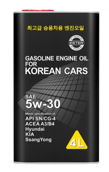 Моторна олива синтетична 5W-30 Fanfaro KOREAN CARS, 4л метал