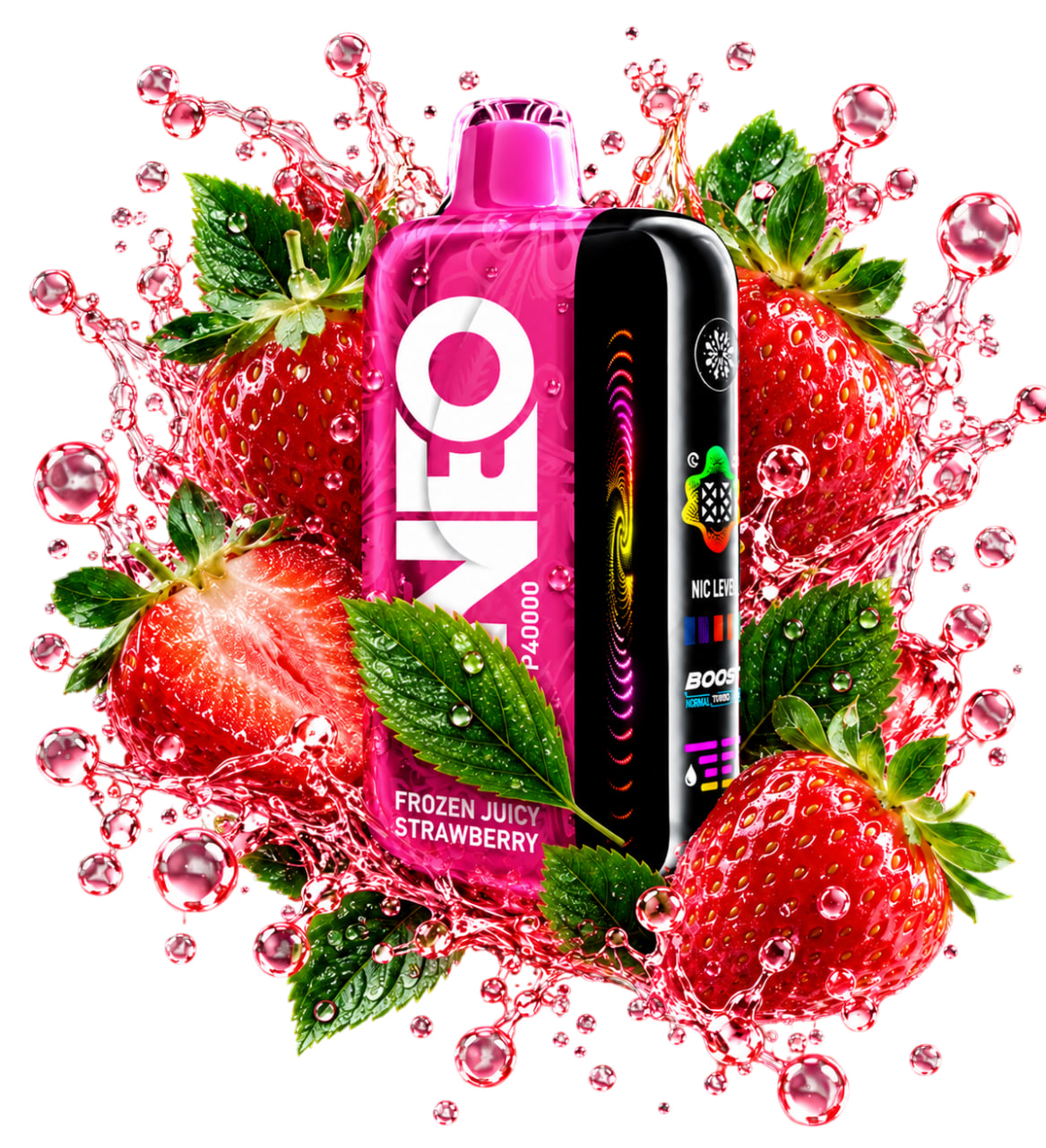 Аiris NEO P40000 Frozen Juicy Strawberry (Заморожена Соковита Полуниця)