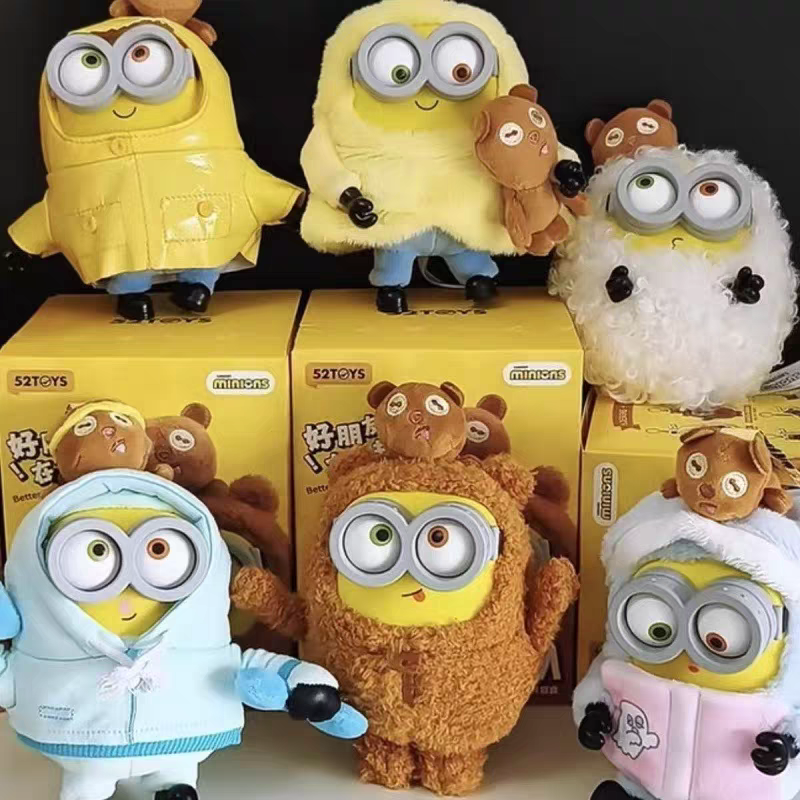 Іграшка-брелок Міньйон у коробці, 52 Toys серії Bob & Tim, Посіпаки (blind box/випадкова)