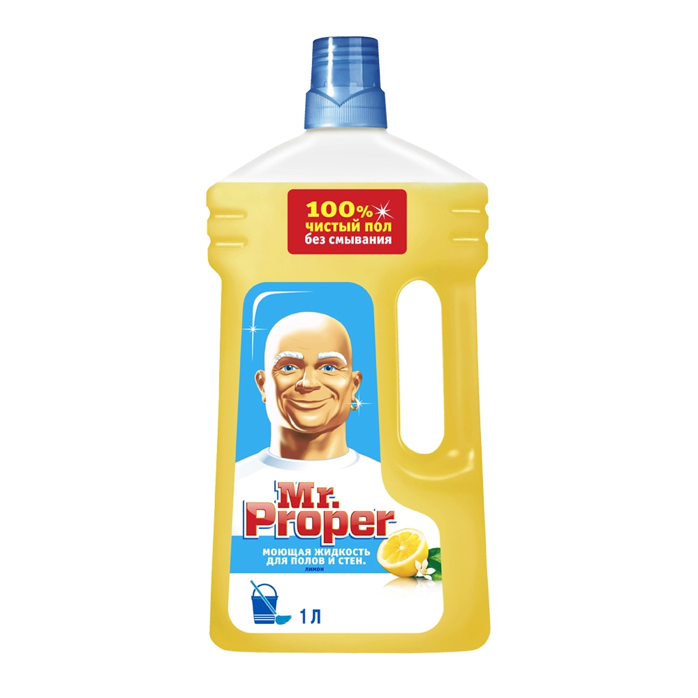 Mr. Proper Рідкий миючий засіб для підлоги та стін «Лимон» 1 л