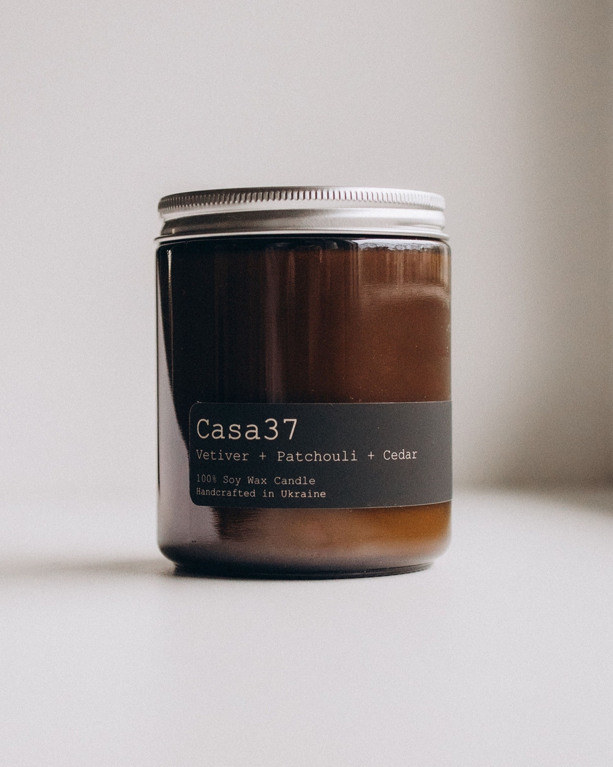 Свічка Vetiver + Patchouli + Cedar