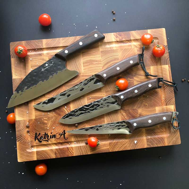 Набір кухонних ножів 28 см, 30 см, 28,4 см, 30 см