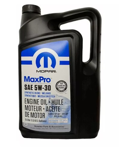 Моторна олива 5W30 MOPAR MaxPro SAE  Engine Oil SP/GF-6A, 5л.