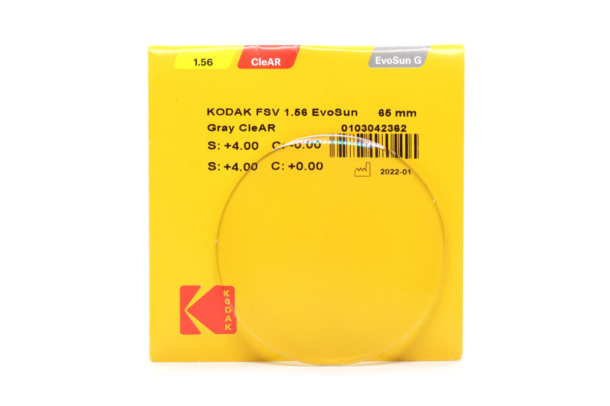 Лінзи для окулярів KODAK EvoSun PhotoGrey 1.56 CleAR
