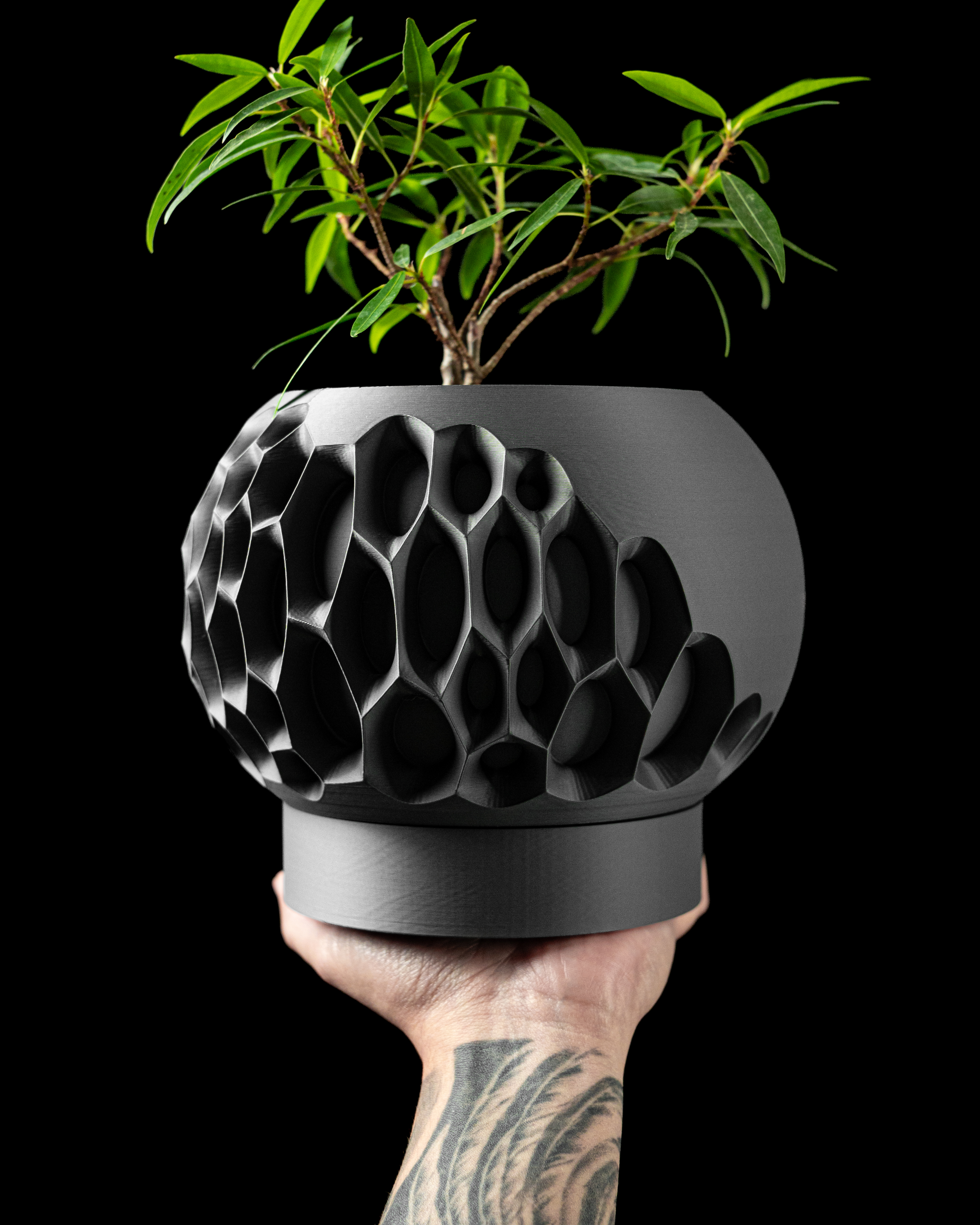 Virus Planter Pot – Modern 3D Printed Planter