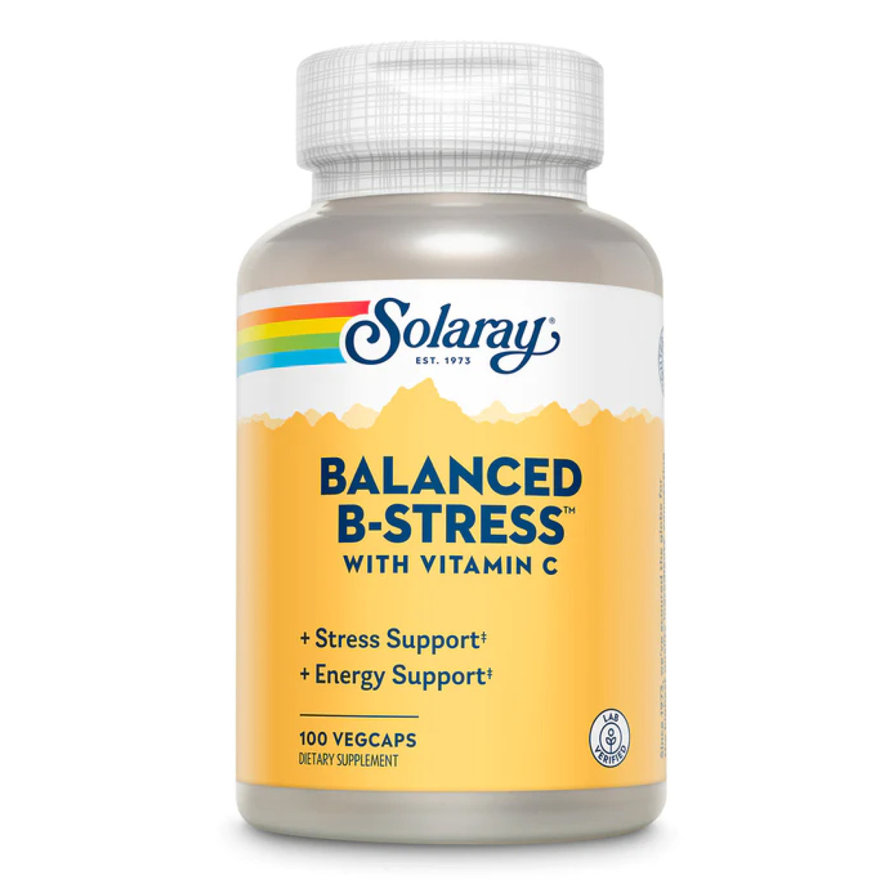 Вітаміни групи Б з вітаміном С від стресу, Balanced B Stress - 100 vcaps