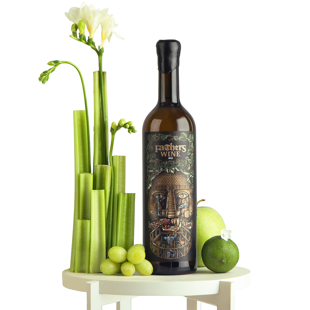 ЛИЦЕ 2024 Шардоне / біле сухе вино / витримка в бочках 3 місяці