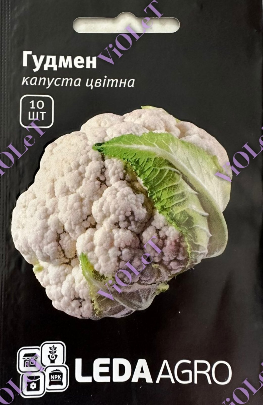 Капуста Гудмен F1, рання цвітна 10 шт, Leda Agro