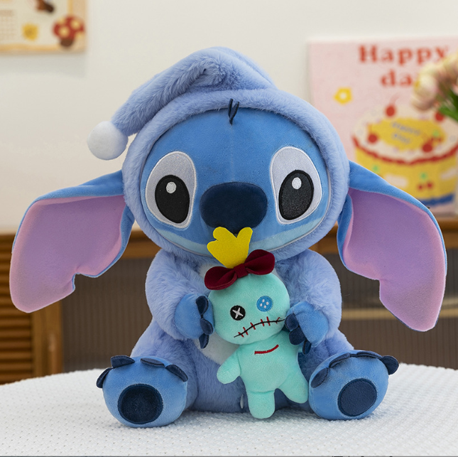 М'яка плюшева іграшка Стіч 28 см Синій