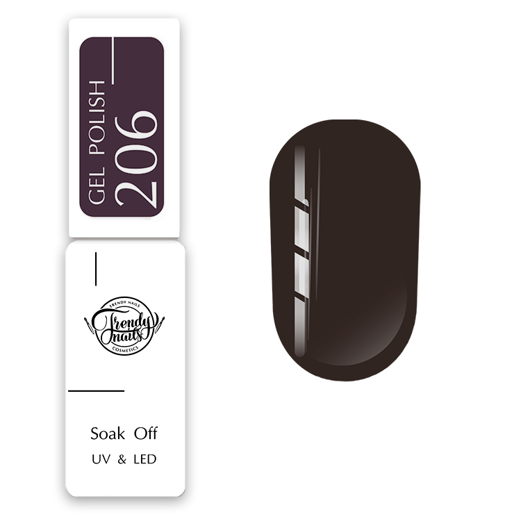 Гель лак №206, 8 ml