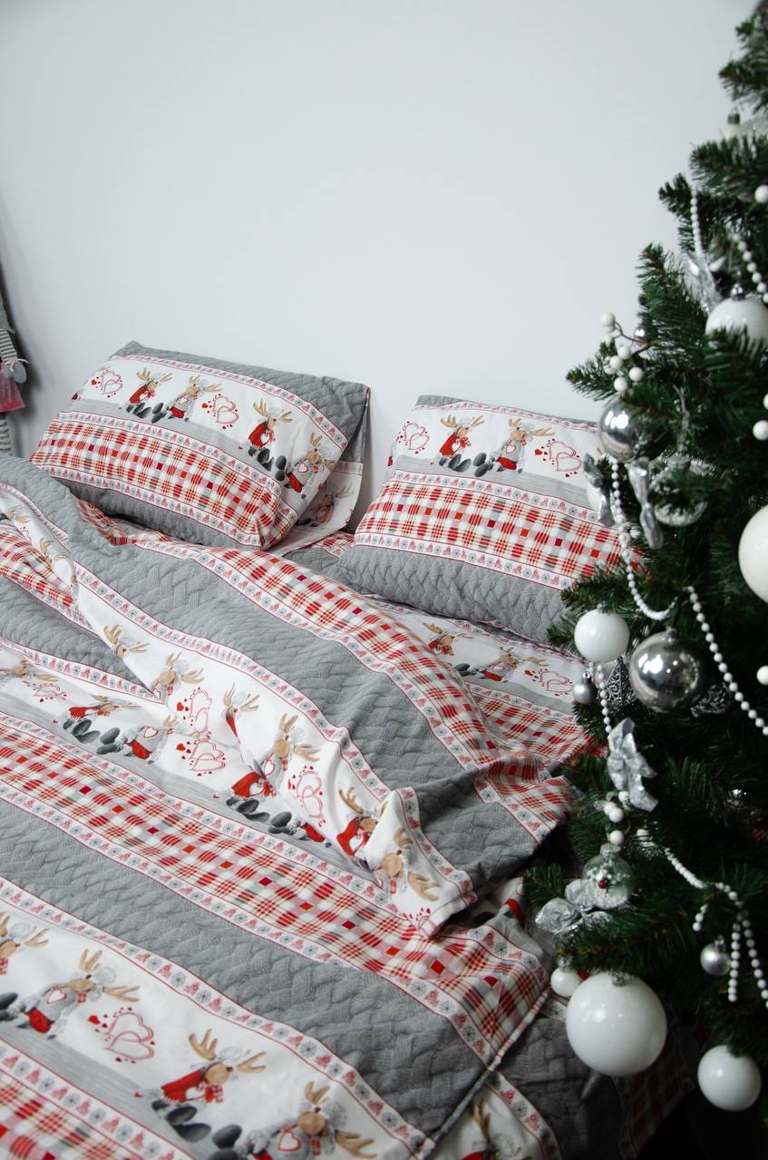 Постільний комплект Матова 100% бавовна Лосята