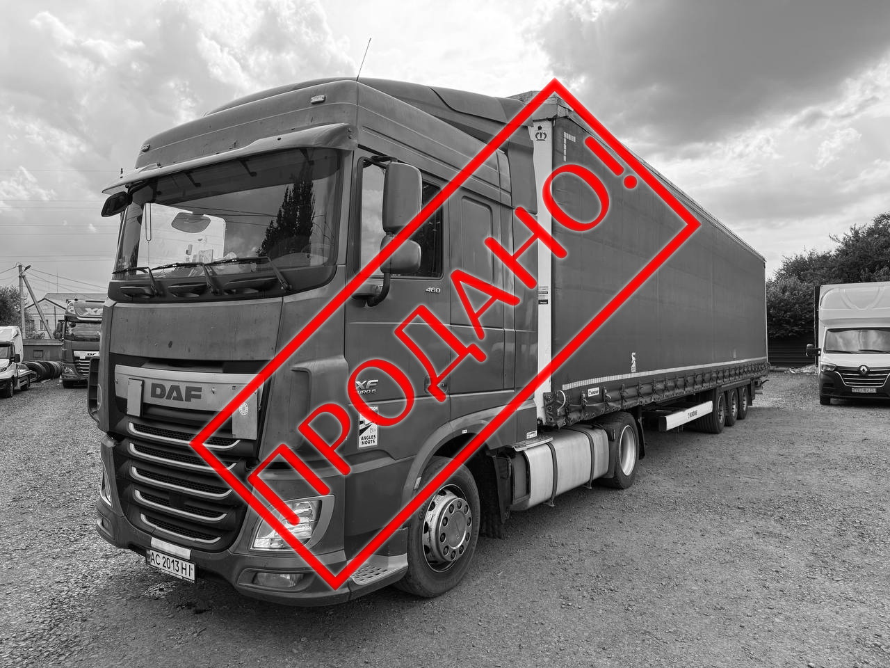 DAF XF 460 FT 2014 x KRONE SD 2016 MEGA